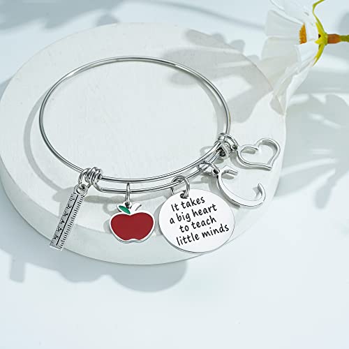 Teacher Valentine Gifts For Women, Teacher Bracelet Teacher Appreciation Gifts End Of Year Teacher Gifts For Teachers On Teachers Day #TOP4