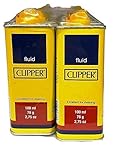 Clipper 12 x Lighter Refill Fuel Universal Lighter Fluid Cleaning Home 100ml