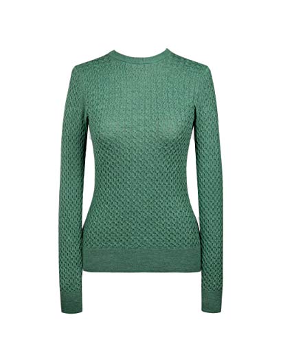 Brooks Brothers(ブルックス ブラザーズ) メリノウール ケーブル クルーネックセーター 100163467 グリーン S