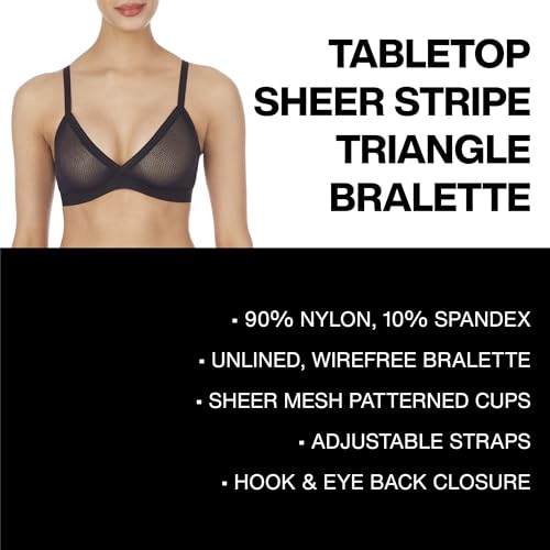 DKNY Women's Sheer Stripe Bralette3