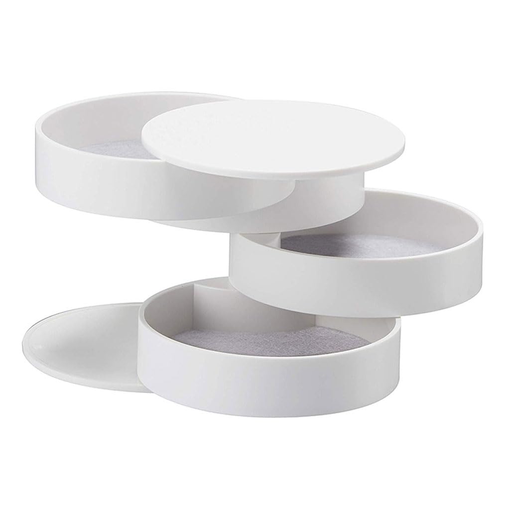 CVHfhjTG jewellery box, Creative Unique Jewelry Case, Jewel Holder for Earring Bangle Bracelet Necklace Rings Storage Women Girls(A)