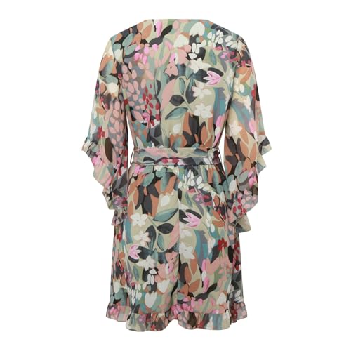 Robe d'été légère col en V ajustable pour sublimer la silhouette - 3