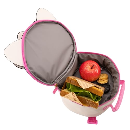 Sanrio Hello Kitty Backpack With Lunch Box for Girls | PU Leather Hello Kitty Insulated Lunch Bag Lunch Box for Girls, Boys, Toddlers | Hello Kitty Pink Backpack for School and Reusable Lunchbox4