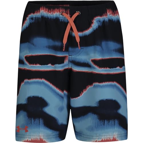 Image of Under Armour Boys' Volley Swim Trunks with UPF 50+ Sun Protection, Quick Dry Bathing Suit Shorts
