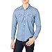 Produktbild Amazon Essentials Herren Slim-Fit-Jeanshemd Mit Langen Ärmeln Und Druckknöpfen, Hellblau, L