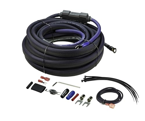 Scosche EFX Rogue RPAK4PS26 True 4 GA OFC High Current Amp Wiring Kit - 26' Marine/Powersports Amplifier and Subwoofer Installation Kit Oxygen Free Copper Cables, Remote Wire and in-Line Fuse Holder by Scosche - Used condition - US$58.42
