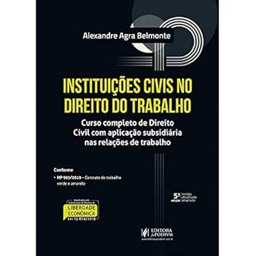 Capa do livro Instituições Civis no Direito do Trabalho