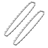 ナウィン 6インチ充電式チェーンソー替刃 チェーンソー 替刃 37コマ ソーチェーン ガイドバー150mm対応 ミニチェーンソーの替刃 2本セット (6インチ)