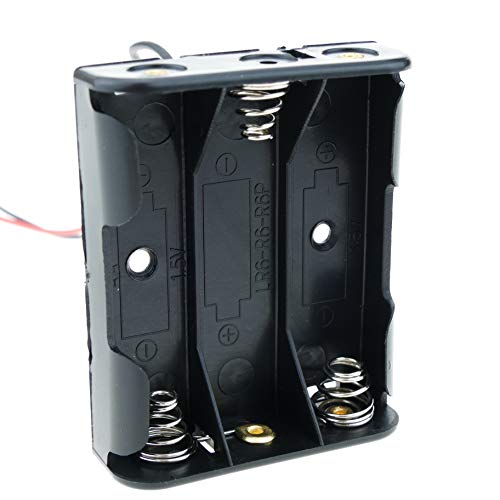 Bematik - contenitore per 3 Batterie LR6 AA 1.5 V