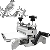 【Durabilidad】: Esta máquina de grabado manual cuenta con un cuerpo de aleación de aluminio y una mesa de trabajo de acero engrosado, lo que garantiza una estructura robusta y estable. El transportador de tornillo y los rodillos funcionan con suavidad, y la estructura de acero soporta altas y bajas temperaturas, alta humedad y condiciones climáticas adversas, adaptándose a diversos requisitos de presión de impresión.