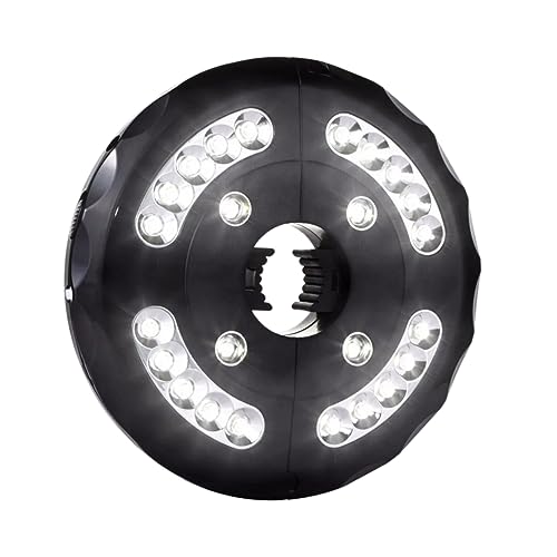 Veemoon Luz Led Para Sombrilla Portátil Usb Recargable Sin Cable Lámpara Camping y Emergencia Resistente y Ligera Para Jardín y Exteriores Negros