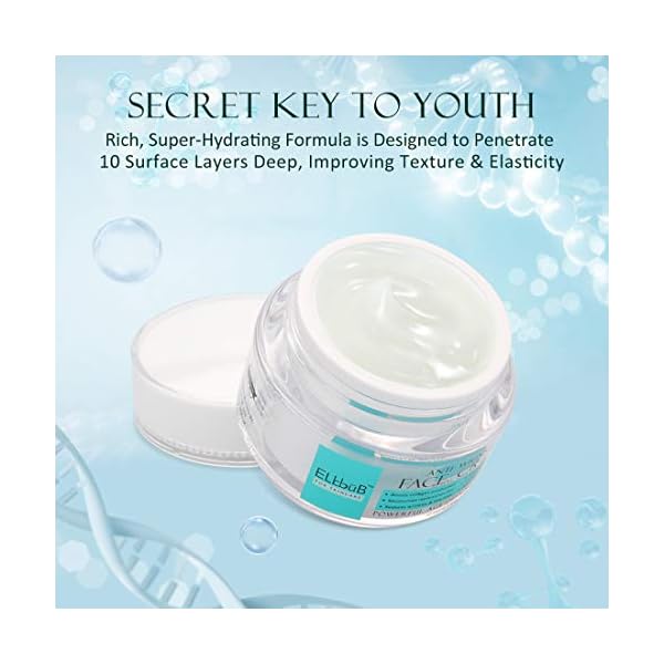 Powerful AgeDefying Face Cream - Face Moisturizer For Dry Skin, Anti Wrinkle Cream with Hexapeptide, Retinol, Ascorbic…