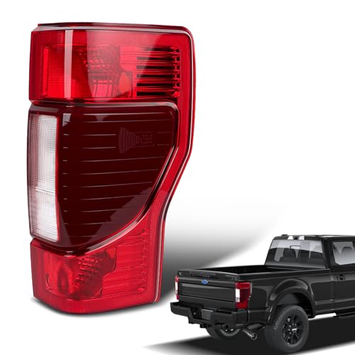 STRAUTOS Tail Lights Compatible with 2020-2022 Ford F250 F350 Super Duty Taillights Assemblies Halogen Type Rear Light Accessories Replace LC3Z13404A LC3Z13404D (With Blind Spot,Right Passenger Side) by STRAUTOS - Used condition - US$77.75