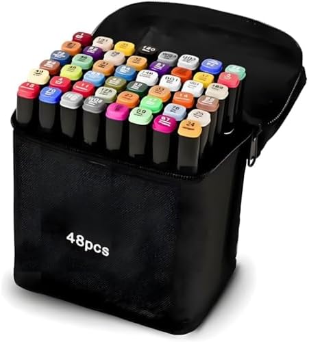 Bobbie Goods: Sucesso Mundial dos Livros de Colorir – Saiba Como Identificar o Original 5 Kit com 48 Canetas Marcadoras para Colorir 48 Cores Conjunto Prof...