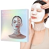 HYDROSMOOTH Bio-Collagen Overnight Mask for FACE + NECK, Glass Skin, Hydrating, Firming, Pore Minimizing, Elasticity Improvement, 50g x 4 pack