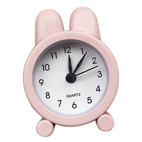 BATHVEVE 1 Pieza Despertador de oído Conejo Reloj Despertador con Pantalla despertadores Digitales Junto a la Cama Reloj de sobremesa silencioso Despertador de Noche