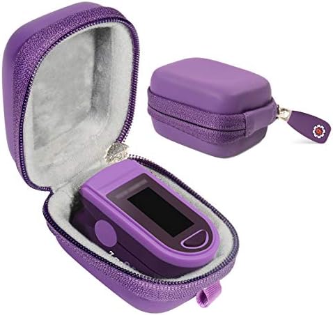 Fingertip Pulse Oximeter Case for Zacurate Pro 500DL, 500BL, Childrend; Facelake FL400 t. FL350, CMS500DA; mibest; ANKOVO, Santamedical, Innovo Deluxe, Santamedical, ANKOVO, CONTEC, Metene (Case only)