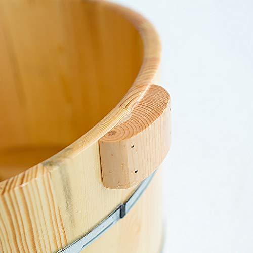 Spa de pies de madera Katzowen con masaje hidromasaje 21 cm miniatura 4
