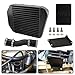 PKSABB Top Mount Intercooler Kit For Toyota Landcruiser 80/100 Ser. 1HD-T HDJ80 4.2L Black