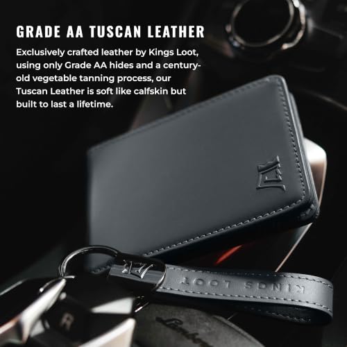 Image of Kings Loot Wallet For Men, RFID Blocking, Cash Pocket, Gunmetal