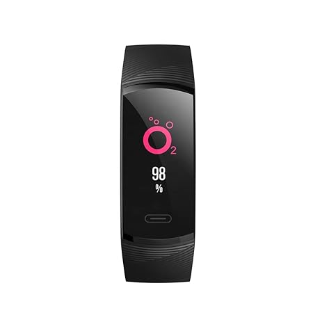 DigiPreneur K1 Blood Oxygen Monitor Fitness Smart Band - Fitness Heart Rate with Activity Tracker Steps Counter, Calorie Counter, BP Touchscreen, Waterproof & Compatible with Android, iPhone, iPad Device