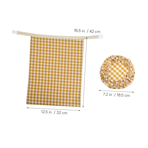Housse conservation maison LABRIMP en lin non blanchi et cire d'abeille - 3