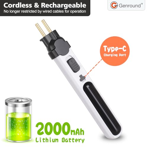 6 in 1 Cordless Foam Cutter,Electric Cutting Machine Pen Tools Kit,Styrofoam Cutting Pen, Foam Carving Tools for Foam Cutting Holes Digging Details Handling - Image 2