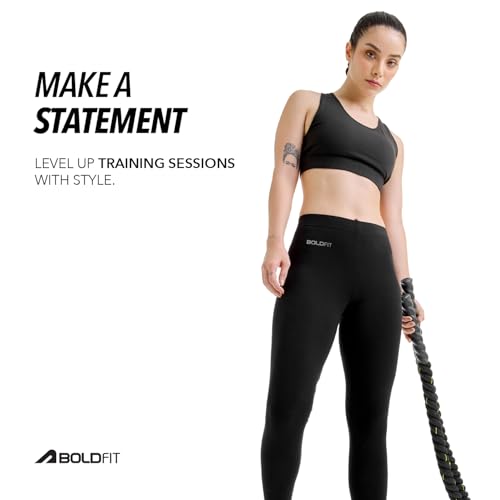 Image of Boldfit Gym Leggings for Women Gym Tights for Women Yoga Workout Leggings for Woman high Waist Tights for Woman Gym Yoga Workout Legging for Girls