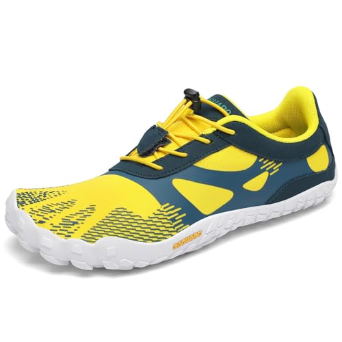 Image of SAGUARO Womens Mens Barefoot Shoes Minimalist Trail Runner Wide Toe Box Zero Drop Outdoor Cross Training Shoe