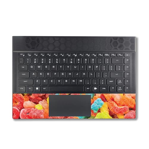 Image of MightySkins Carbon Fiber Skin Compatible with Alienware X14 R2 (2023) Full Wrap Kit - Gummy Candy | Protective, Durable Textured Carbon Fiber Finish | Easy to Apply & Change Styles | Made in The USA