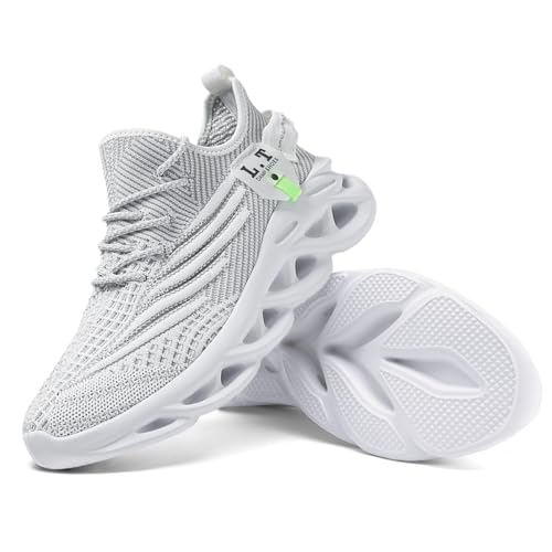 Image of DLWKIPV Men Running Shoes Men's Tennis Shoes Lightweight Breathable Fashion Sneakers Non Slip Workout Gym Shoes for Running