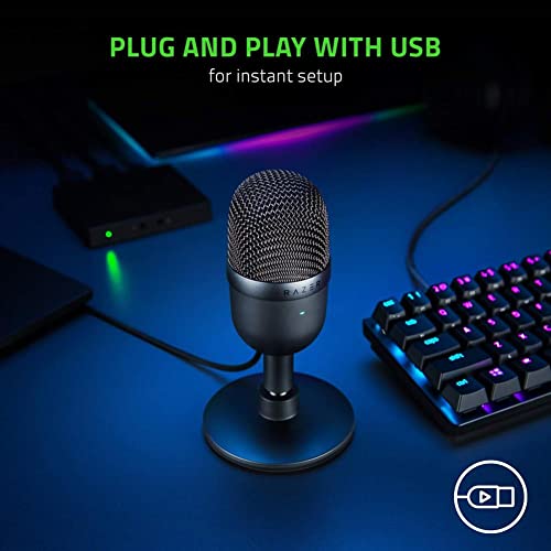 Razer Seiren X USB Streaming Microphone: Professional Grade - Built-In Shock Mount - Supercardiod Pick-Up Pattern - Anodized Aluminum - Classic Black - Image 8