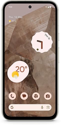 Image of Google Pixel 8a 5G (Porcelain, 8GB RAM + 128GB Storage) | 15.49 cm (6.1 inch) FHD+ Actua Display | 64MP + 13MP AI Camera | 13MP Front Camera | 4404 mAh Battery Tensor G3 Processor