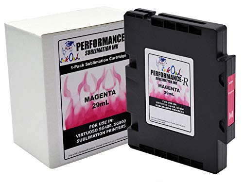 InkOwl Compatible DYE Sublimation Ink Cartridge Replacement for SG400, SG800 (29mL, Magenta) InkOwl Compatible DYE Sublimation Ink Cartridge Replacement for SG400, SG800 (29mL, Magenta)