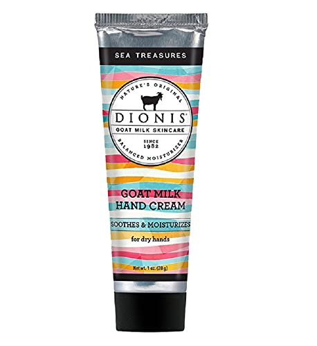 Miniatura 2 de Dionis - Crema de manos perfumada con leche de cabra Sea Treasures (1 oz) - Juego de 4 - Fabricado en los Estados Unidos - Sin crueldad animal y sin
