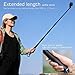 GEPULY 46''Alumium Waterproof Selfie Stick with 1/4 Thread Hole Underwater Pole Handle Grip Monopod for GoPro Hero 13 12 11 Max Insta360 AKASO DJI OSMO Action Cameras Accessories