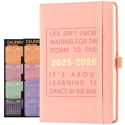 Planificateur quotidien 2025-2026, agenda académique, 1 page par jour, de juillet 2025 à juin 2026, meilleur agenda et calendrier quotidien pour augmenter la productivité et journal de gratitude