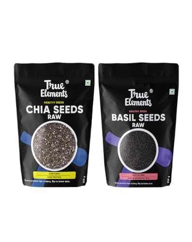 See full amazon price history chart for True Elements Chia Seeds Basil Seeds Combo 500g (250g * 2) - Raw Seeds for Eating | Sabja Seeds for Weight Management | Rich in Calcium, Protein & Fibre True Elements Chia Seeds Basil Seeds Combo 500g (250g * 2) - Raw Seeds for Eating | Sabja Seeds for Weight Management | Rich in Calcium, Protein & Fibre (B0D1QKBZBW) Amazon Price History, Amazon Price Tracker