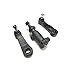 PartsW - 3 Pc Steering Kit Idler Arm Pitman Arm 4 Grooves Idler Bracket Fits Silverado 1500 Suburban Tahoe Avalanche Sierra Yukon Escalade Savana Hummer H2 4WD Fixes Clunking Loose Steering Noise