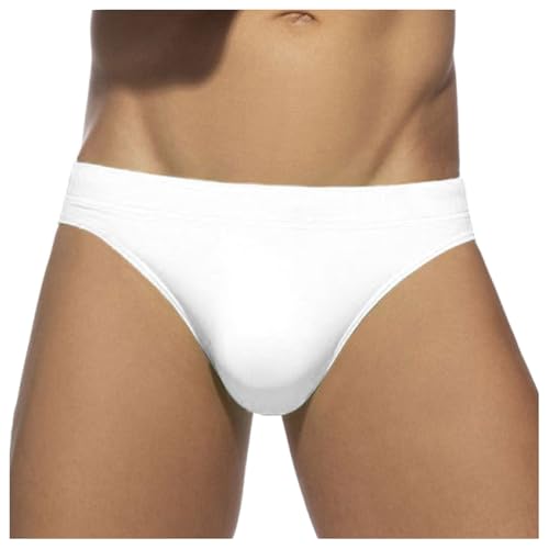 Men's Swim Briefs with Removable Padding and Internal Adjustable Drawstring Bikini Swimwear