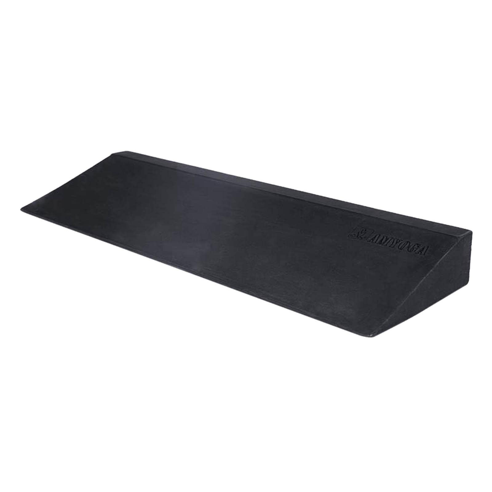 Harilla 1x Yoga Blocks Squat Wedge Stretch Accessories EVA Support Inclined Plate Balance Supportive Foam for Exercise Wrist Strength Fitness Gym, Black