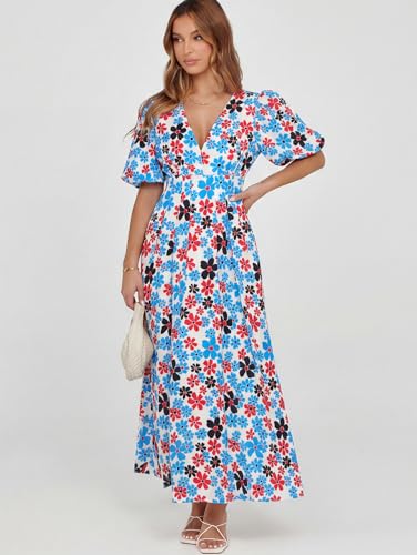Image of Sissyaki Women's Floral Maxi Dress 2026 Summer Spring Wedding Guest Dress