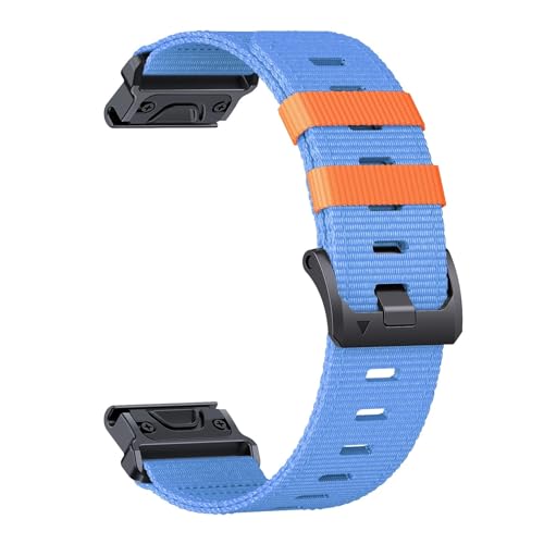 [KPQWEDB] QuickFit 22mm 26mm iCXgbv Fenix 8 6XPro 5XPlus/Epix Gen 2 7X Pro TACTIX DELTA Instinct 2X uXbgEHb`ohΉ(Sky blue,