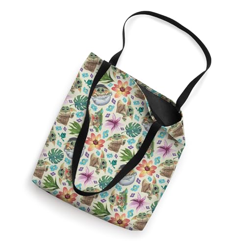 Bolso Tote con estampado tropical Mandalorian Grogu miniatura 2