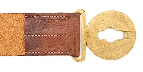 WW2 Style US Officers Leather Belt3