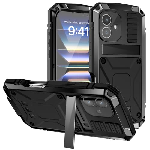 Coque métal iPhone 16 Plus antichoc pour sorties outdoor et chantiers exigeants