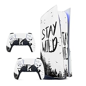 GADGETS WRAP Printed Vinyl Skin Sticker Decal for Sony PS5 Playstation 5 Disc Edition Console & 2 Controller (Skin Only, Console & Controller not Included.) – Stay-Wild Multicolor