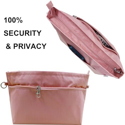 Image of Handbag Tote Purse Organizer Insert, X Large, Pink