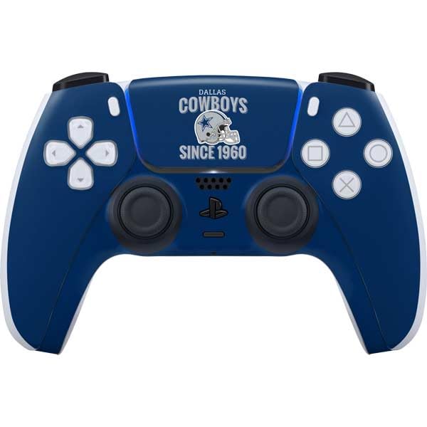 Skinit Decal Gaming Skin Compatible with PS5 Controller - Officially Licensed NFL Dallas Cowboys Helmet Design