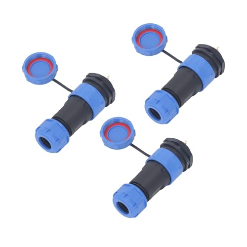 Conector de aviación IP68 2 Pines cobre y PA66 miniatura 5